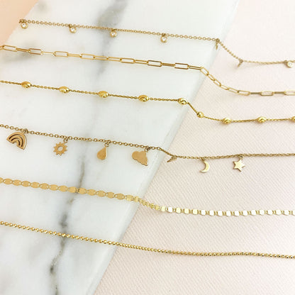 Mirror Chain Anklet