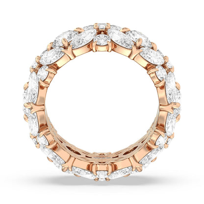 Garden Eternity Ring - Lotus Diamond