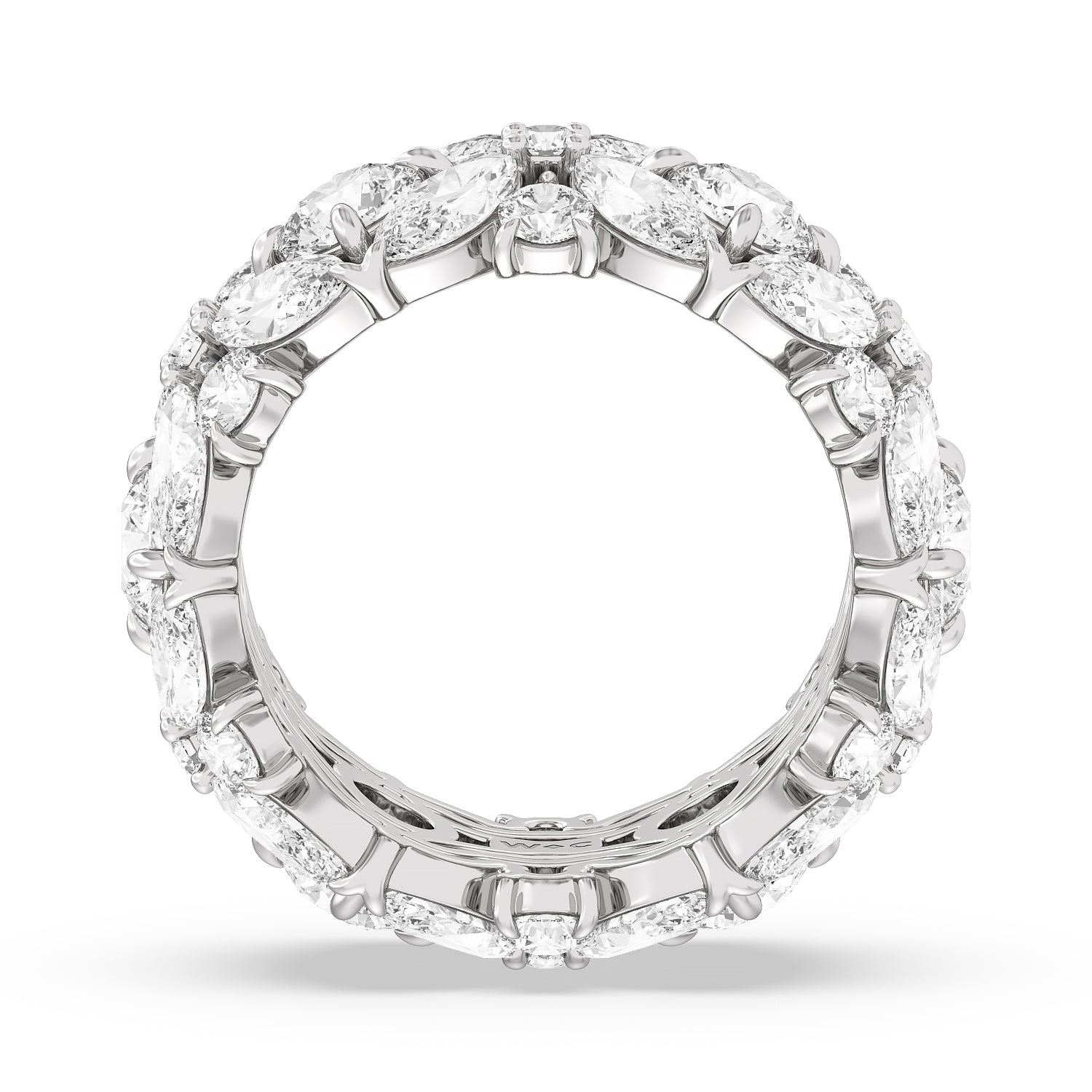 Garden Eternity Ring - Lotus Diamond
