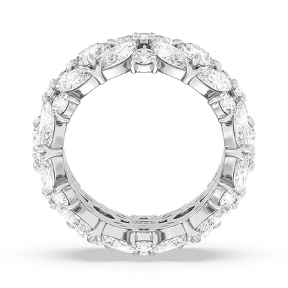 Garden Eternity Ring - Lotus Diamond