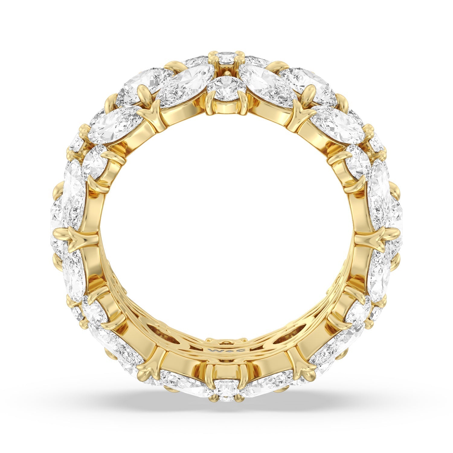 Garden Eternity Ring - Lotus Diamond
