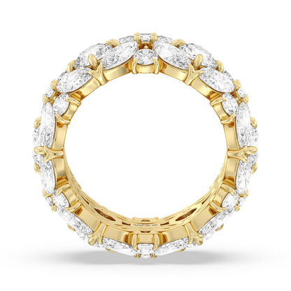 Garden Eternity Ring - Lotus Diamond
