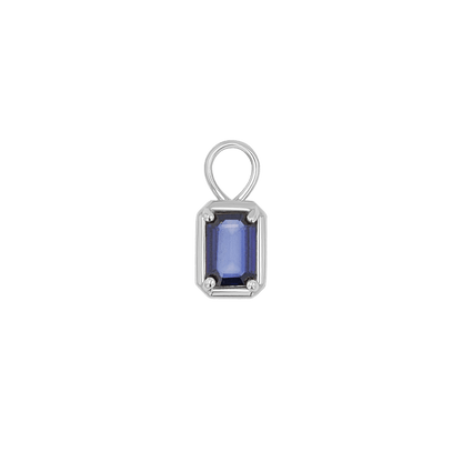 Gemstone Emerald Huggie Charms - Lotus Diamond