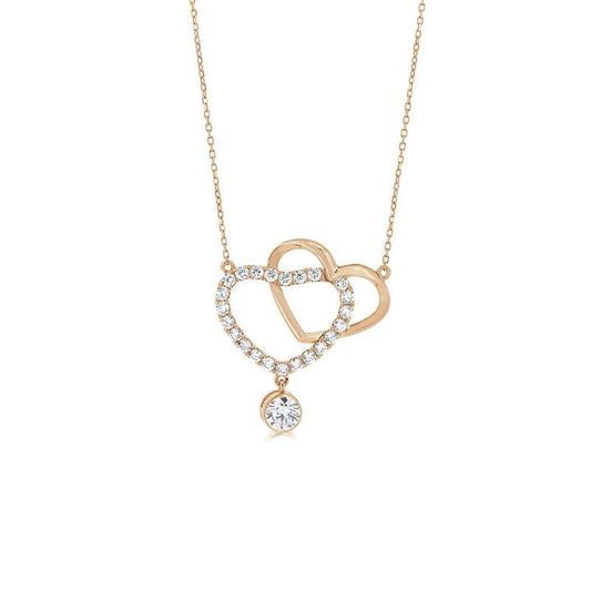 Girly diamond necklace with diamond choker holding - Lotus Diamond