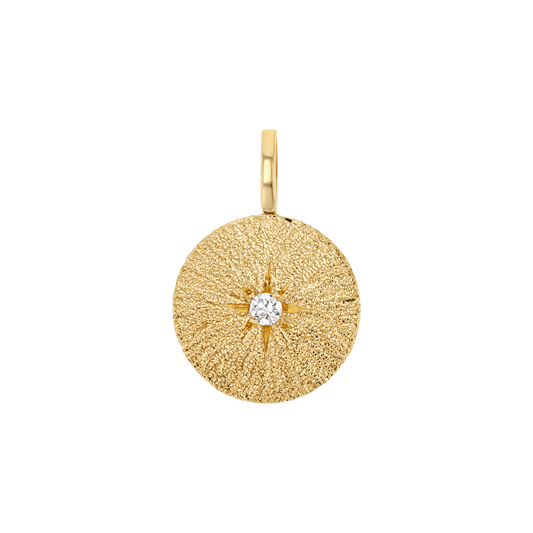 Glimmer Birthstone Charm - Lotus Diamond