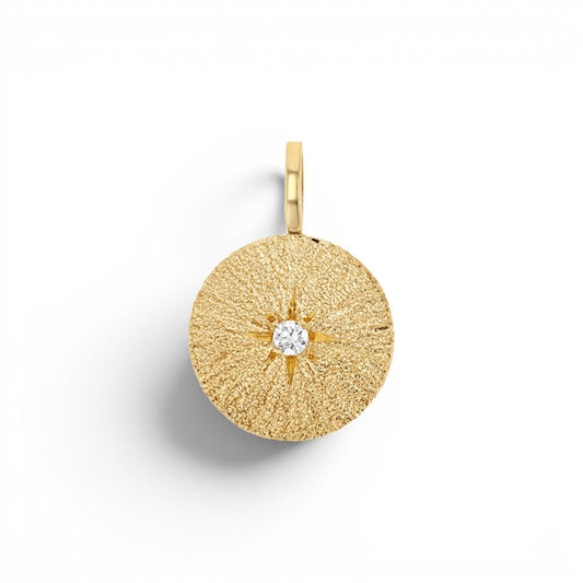 Glimmer Birthstone Charm - Lotus Diamond