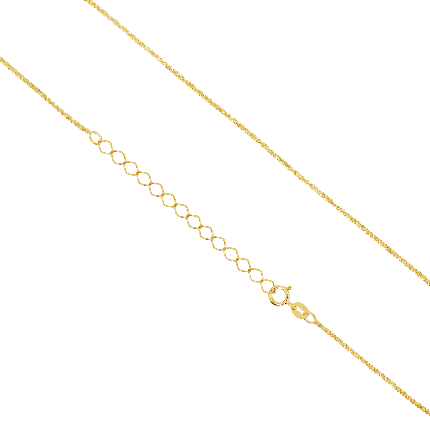 Glimmer Chain Necklace - Lotus Diamond