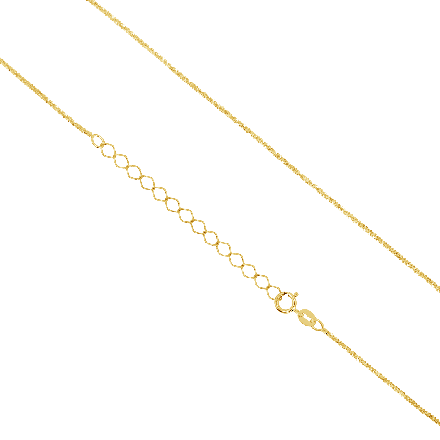 Glimmer Chain Necklace - Lotus Diamond