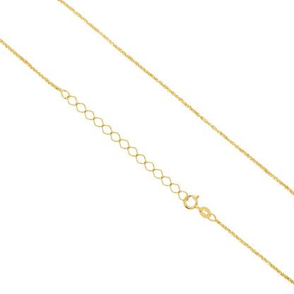 Glimmer Chain Necklace - Lotus Diamond