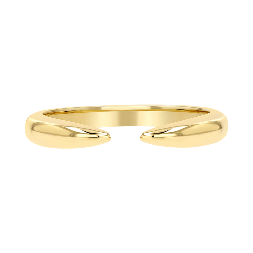 Gold Claw Ring - Lotus Diamond