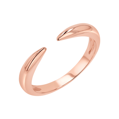 Gold Claw Ring - Lotus Diamond