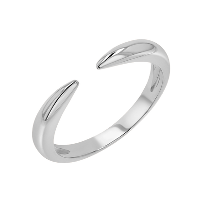 Gold Claw Ring - Lotus Diamond