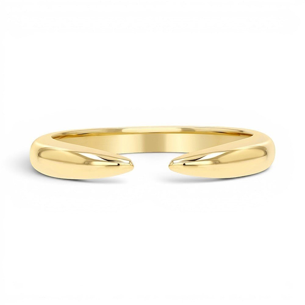 Gold Claw Ring - Lotus Diamond