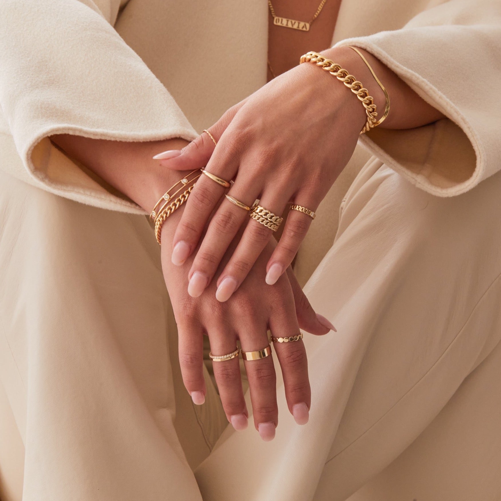 Grand Cuban Link Diamond Pave Ring - Lotus Diamond