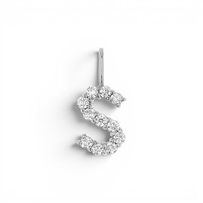 Grand Diamond Initial Charm - Lotus Diamond