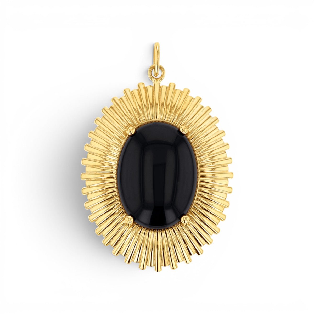 Grand Oval Heirloom Charm - Lotus Diamond