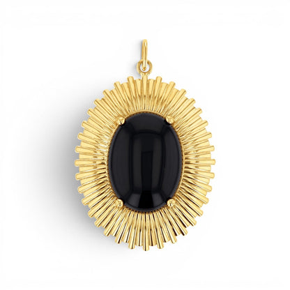 Grand Oval Heirloom Charm - Lotus Diamond