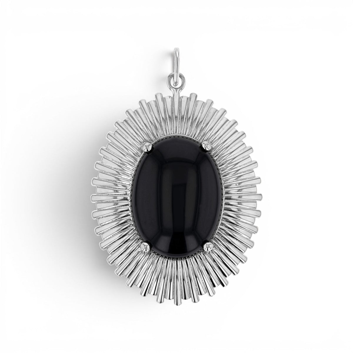 Grand Oval Heirloom Charm - Lotus Diamond