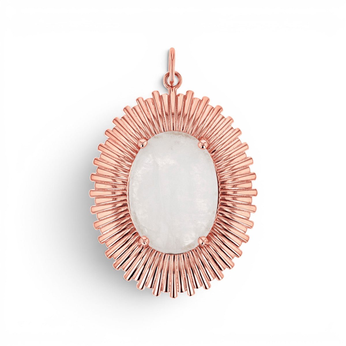 Grand Oval Heirloom Charm - Lotus Diamond