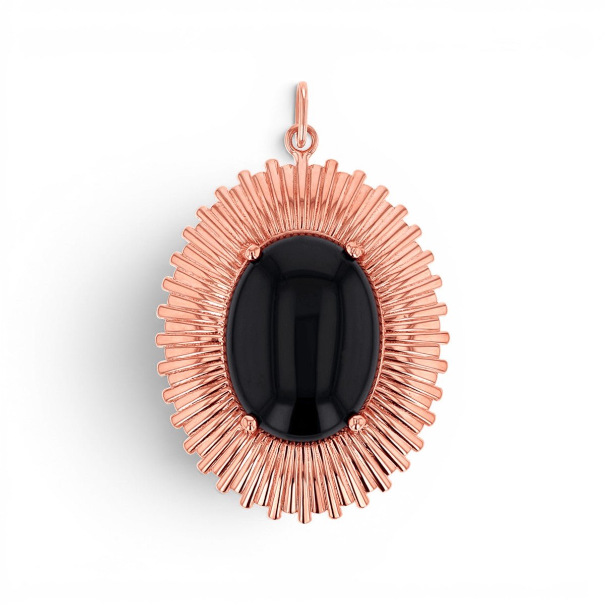 Grand Oval Heirloom Charm - Lotus Diamond