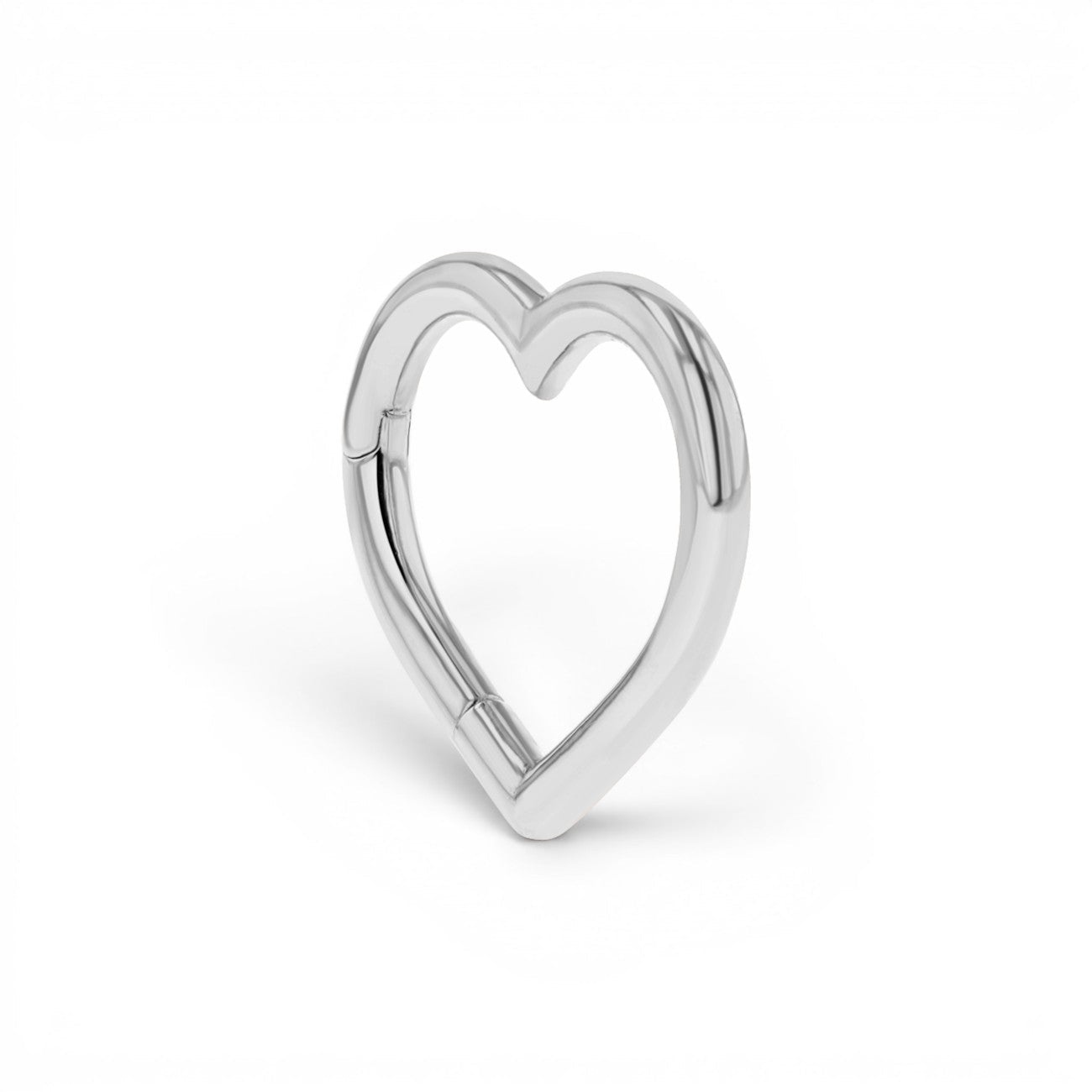 Heart Charm Enhancer Connector - Lotus Diamond