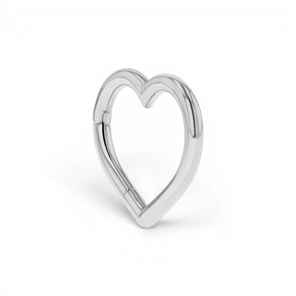 Heart Charm Enhancer Connector - Lotus Diamond