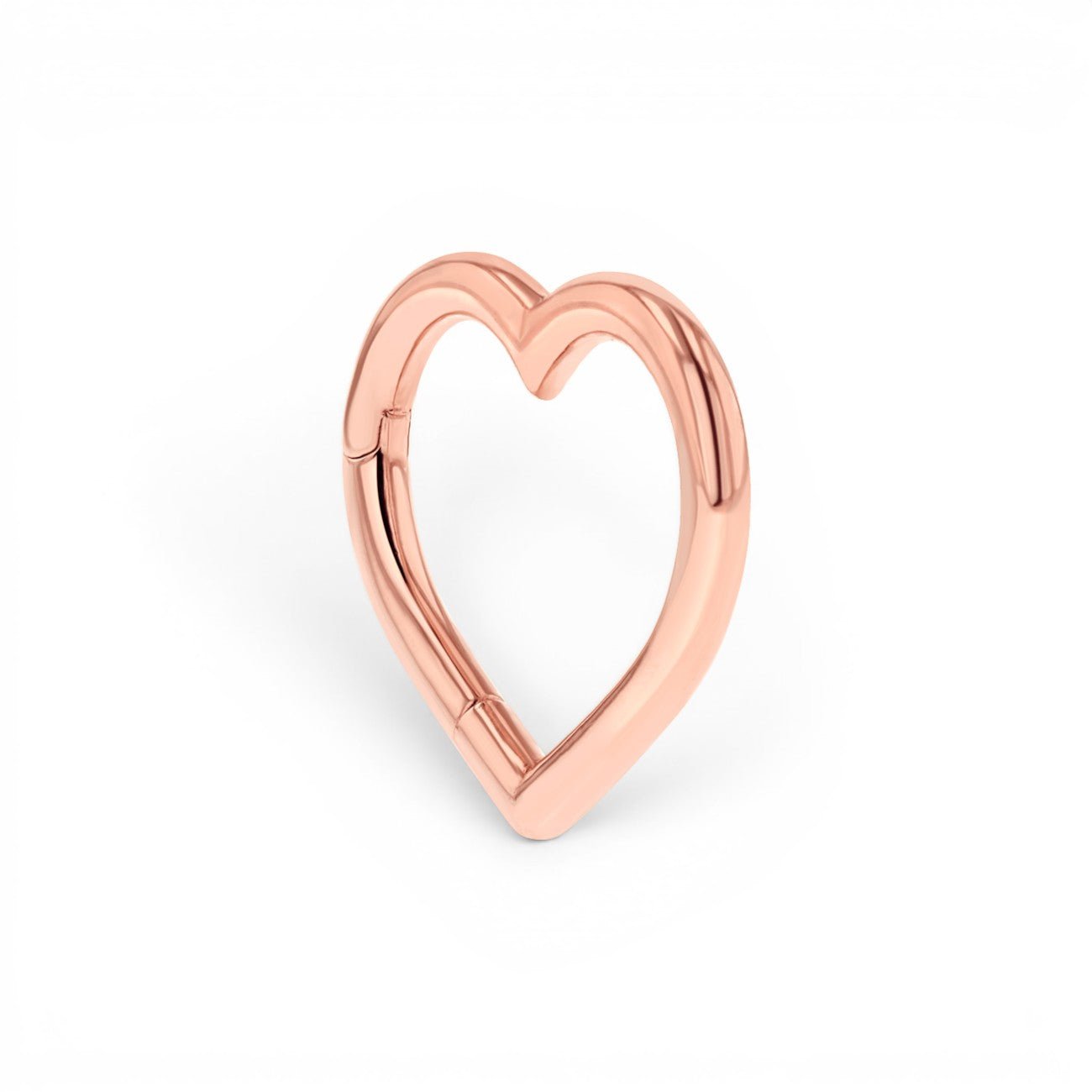 Heart Charm Enhancer Connector - Lotus Diamond