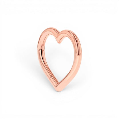 Heart Charm Enhancer Connector - Lotus Diamond