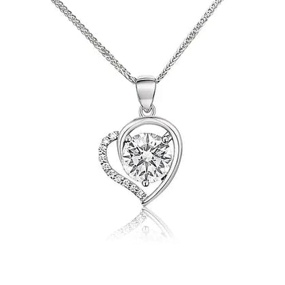 Heart - diamond Pendant - Lotus Diamond