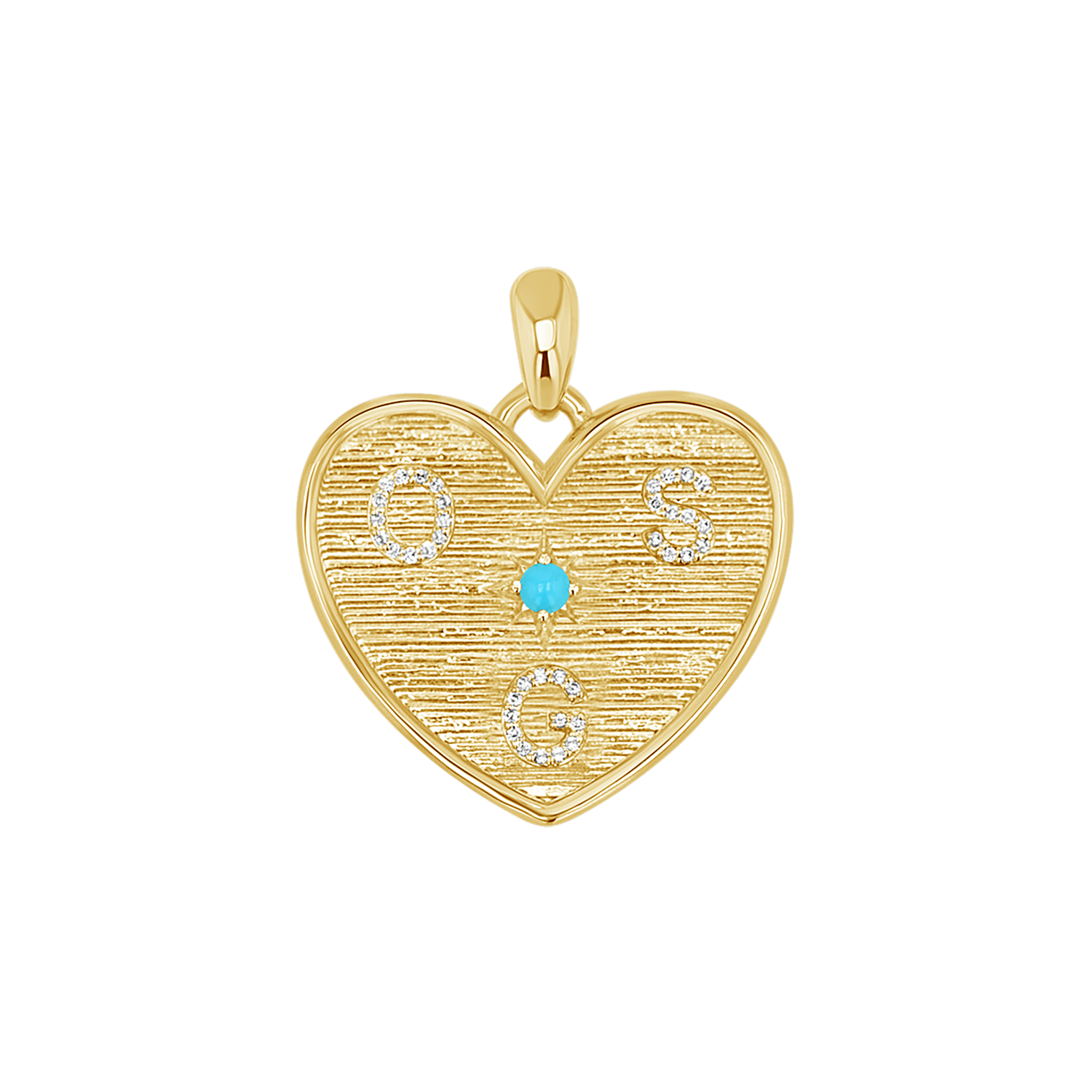 Heart of Mine Charm - Lotus Diamond