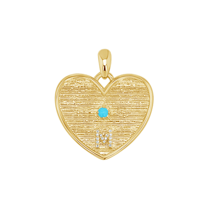Heart of Mine Charm - Lotus Diamond