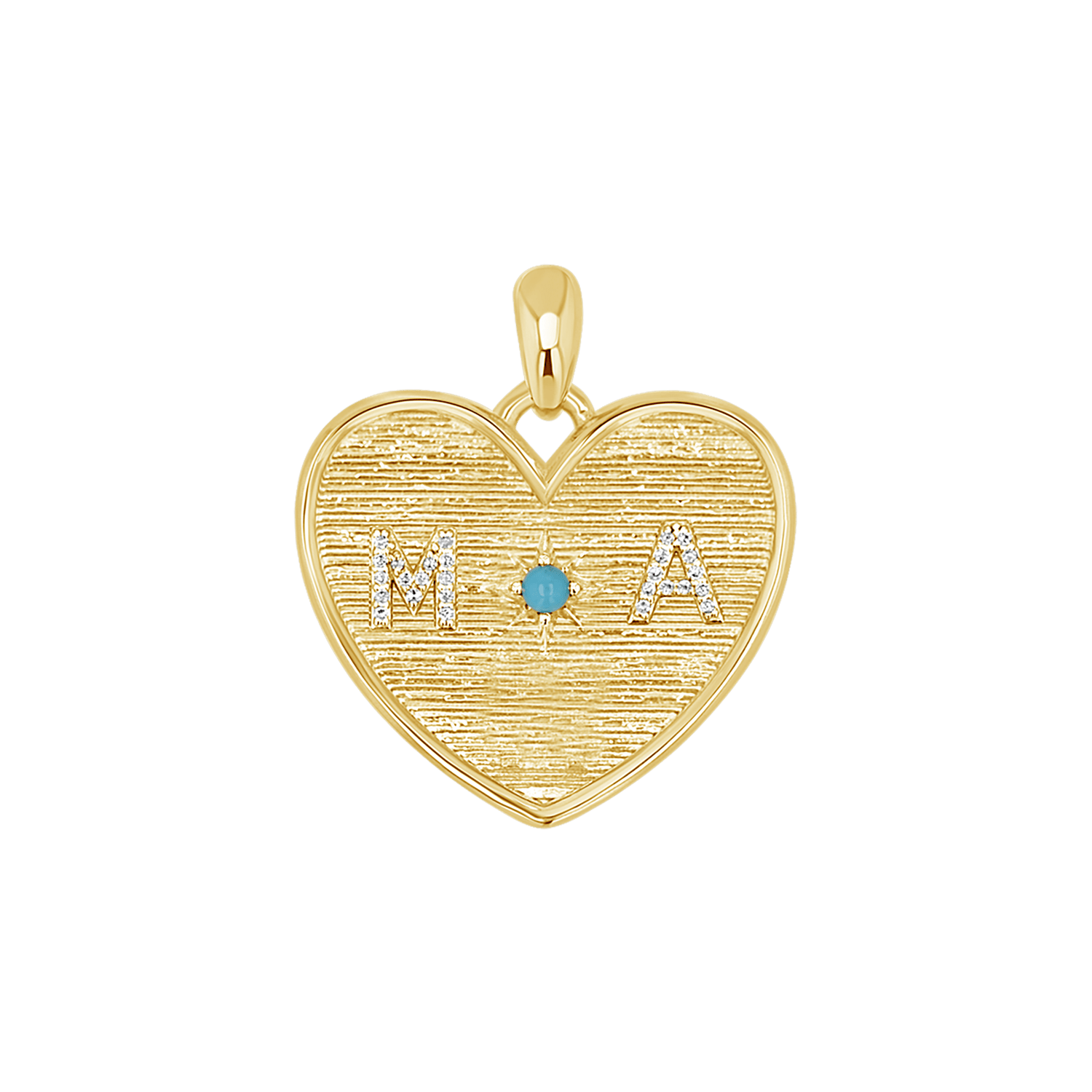 Heart of Mine Charm - Lotus Diamond
