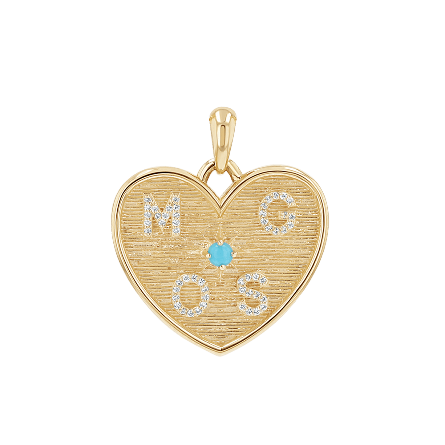 Heart of Mine Charm - Lotus Diamond