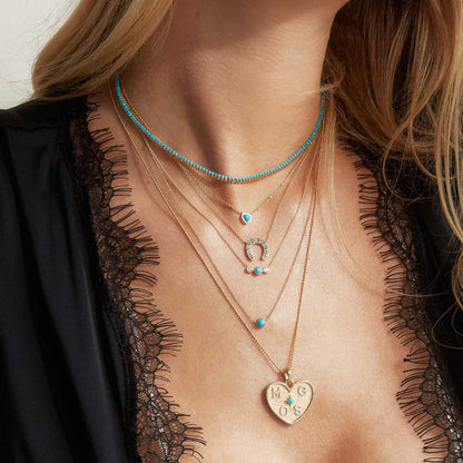 Heart of Mine Necklace - Lotus Diamond