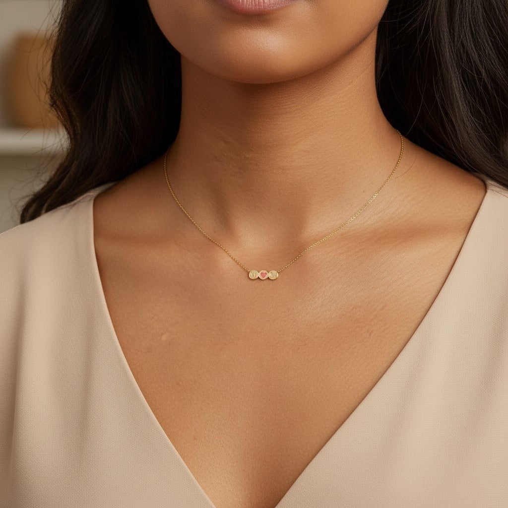 I Love You Bubble Necklace - Lotus Diamond