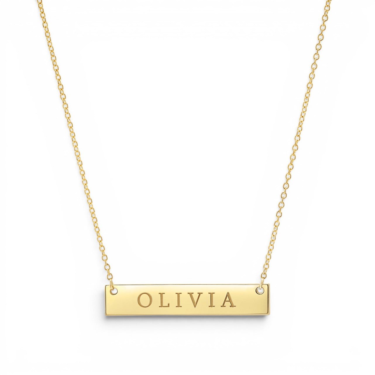 ID Nameplate Necklace - Lotus Diamond