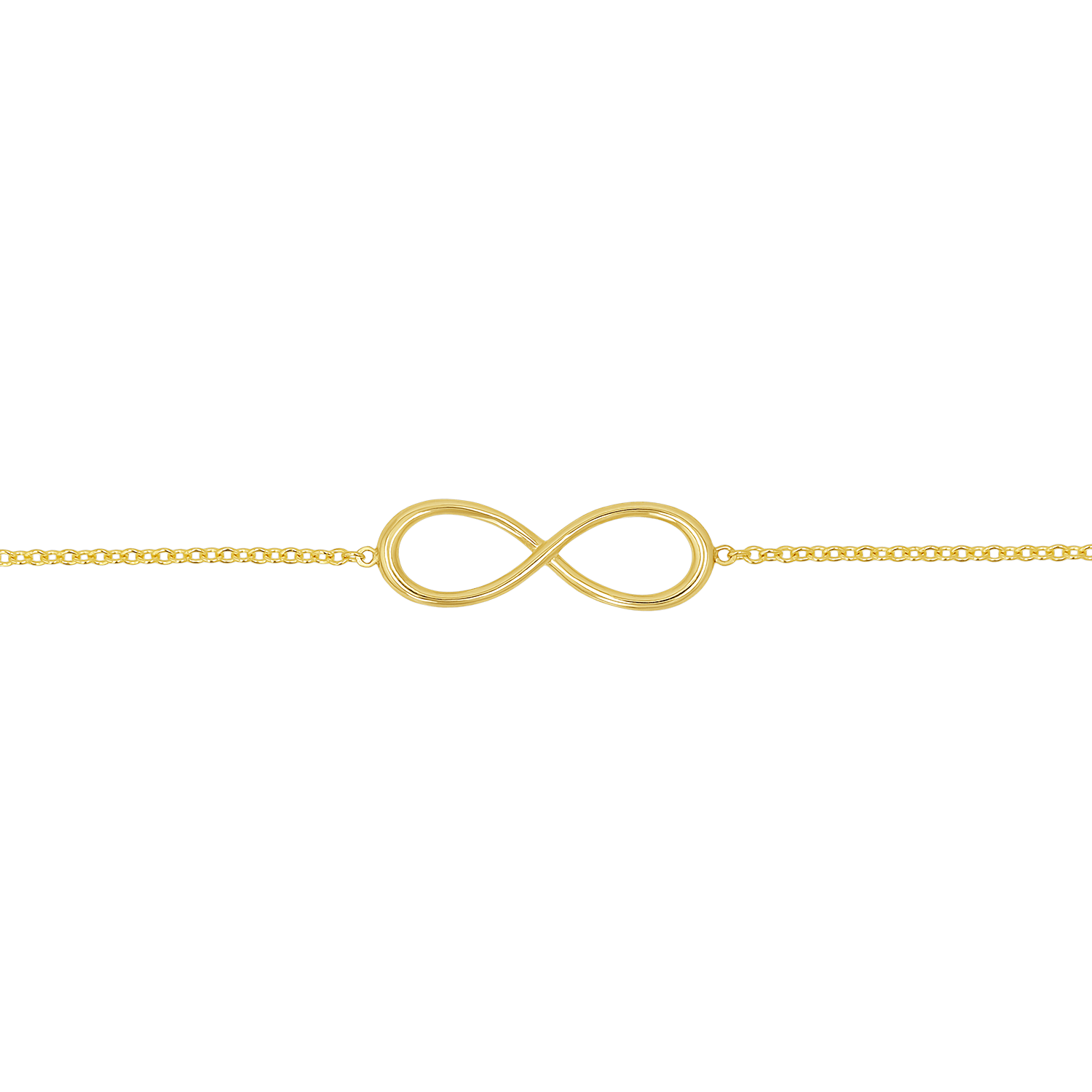 Infinity Letter Bracelet - Lotus Diamond
