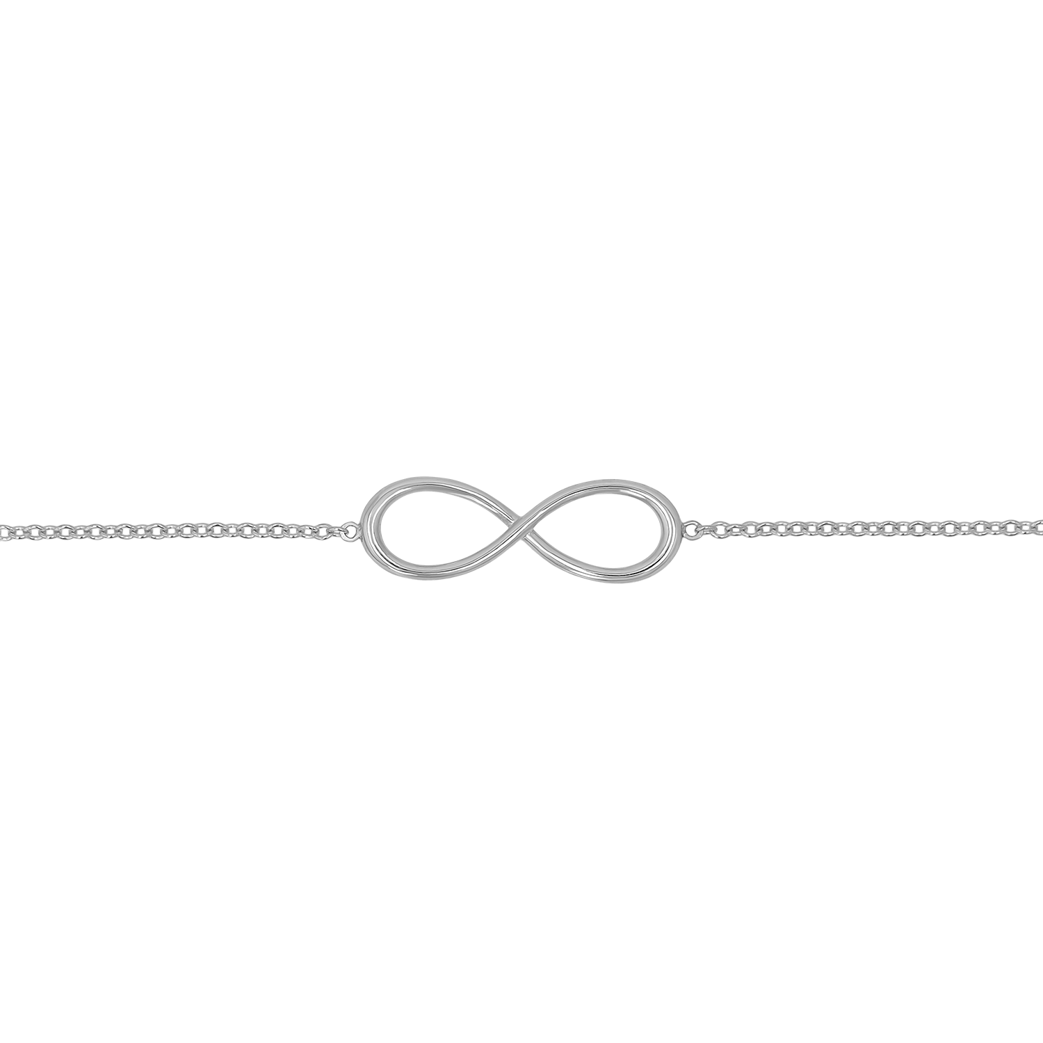 Infinity Letter Bracelet - Lotus Diamond
