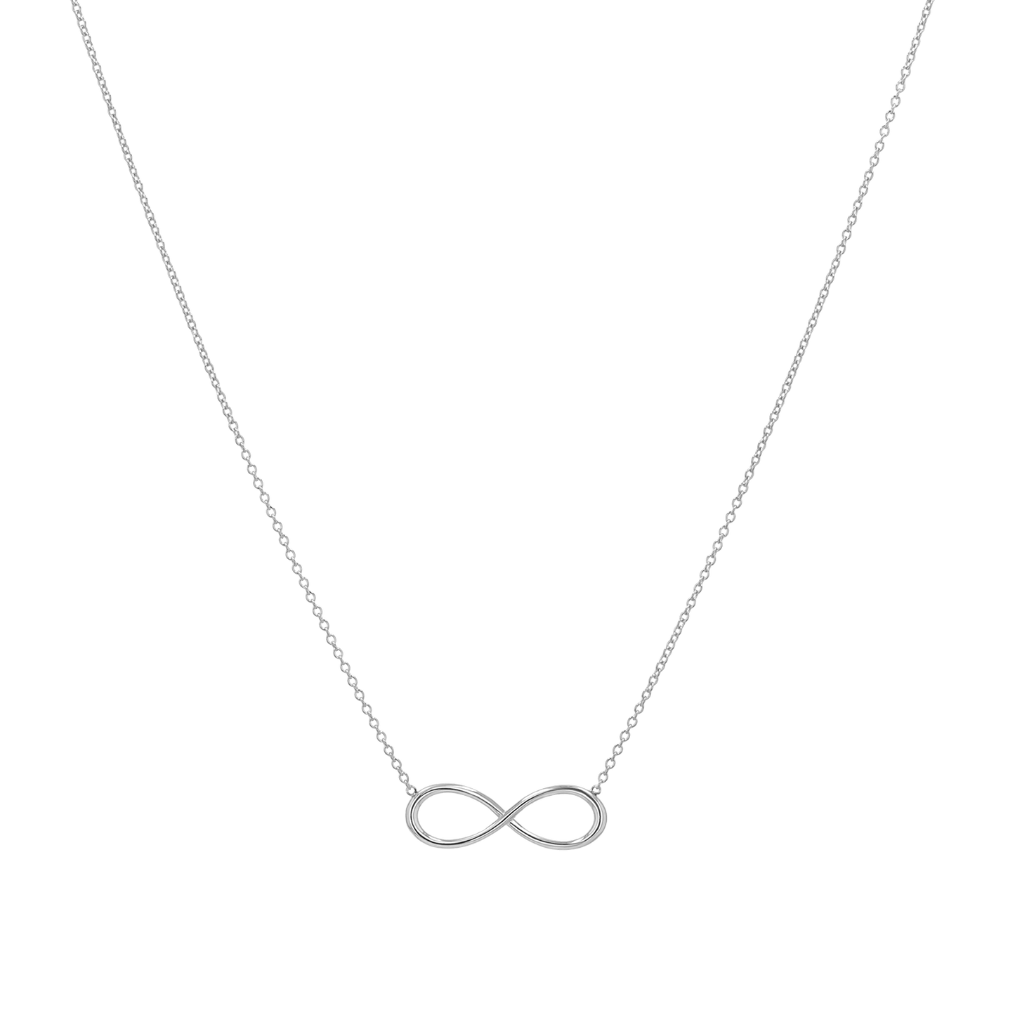 Infinity Letter Necklace - Lotus Diamond