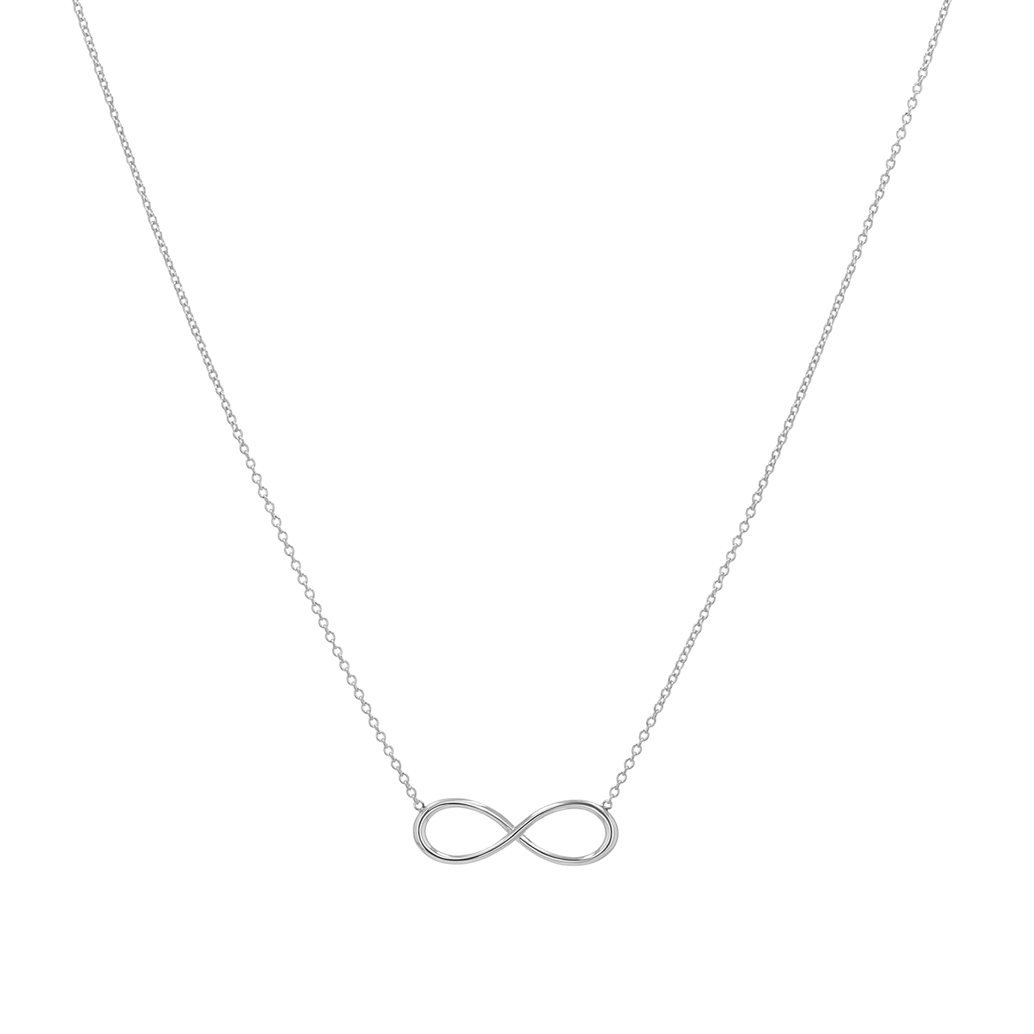 Infinity Letter Necklace - Lotus Diamond