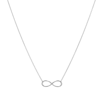 Infinity Letter Necklace - Lotus Diamond