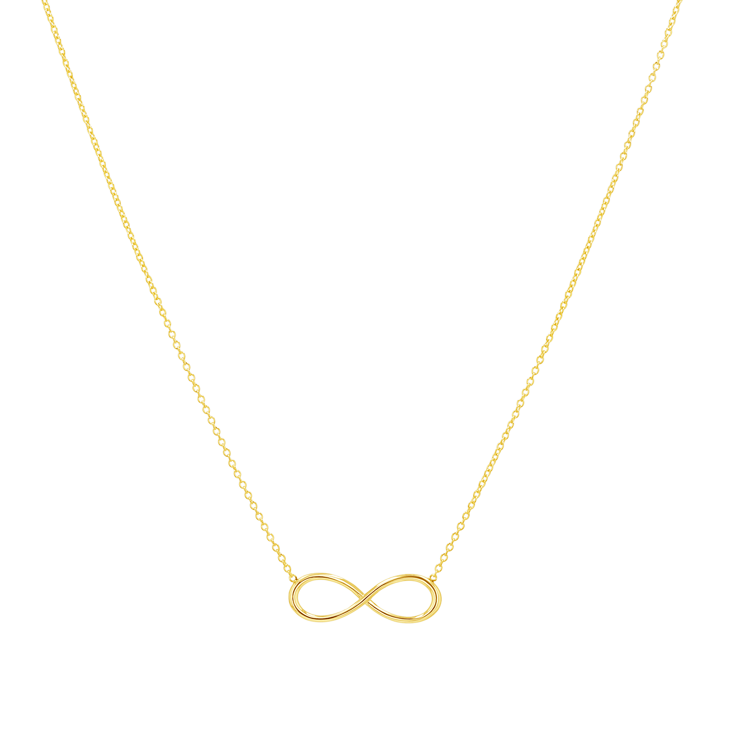 Infinity Letter Necklace - Lotus Diamond
