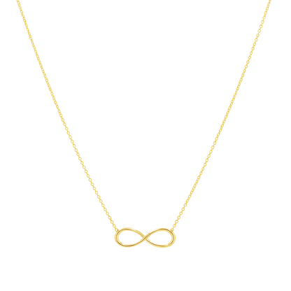 Infinity Letter Necklace - Lotus Diamond