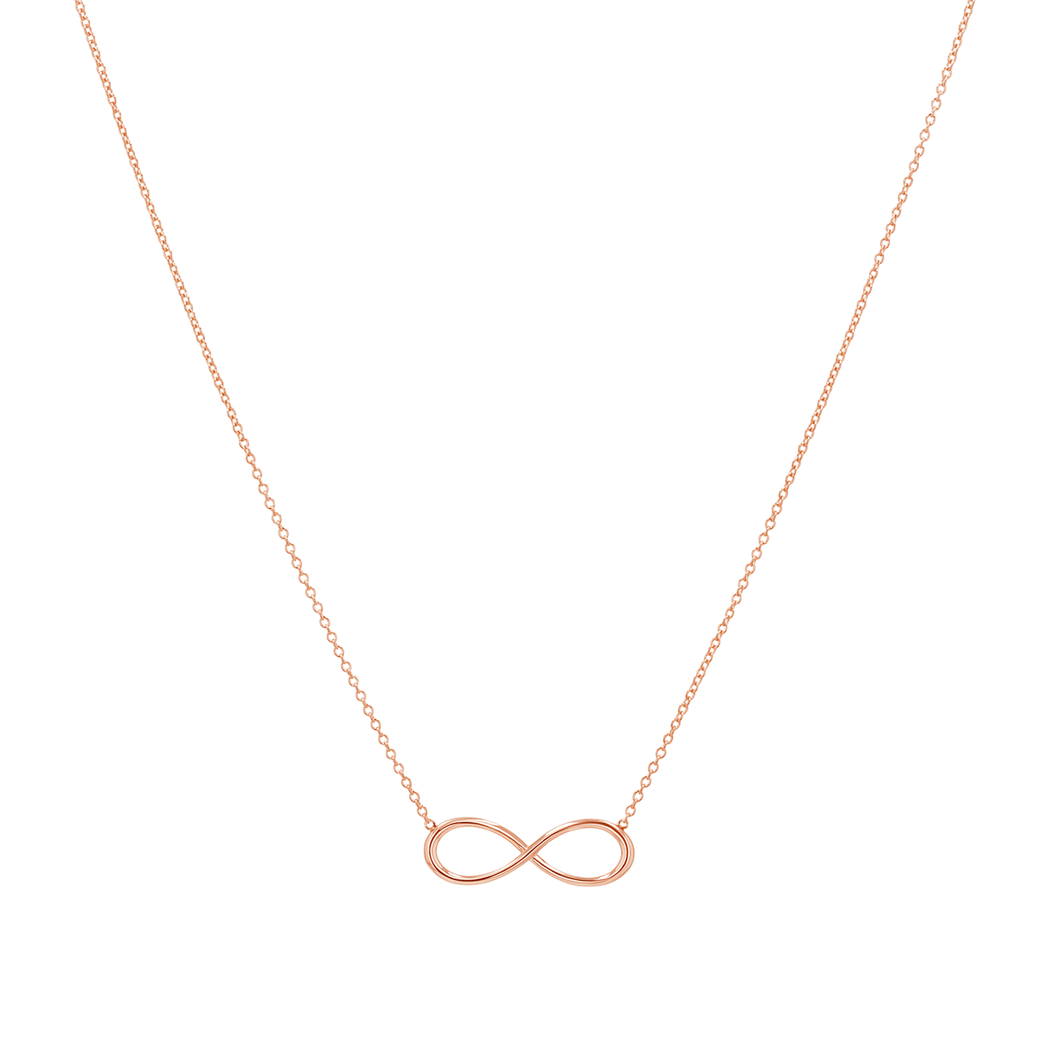 Infinity Letter Necklace - Lotus Diamond