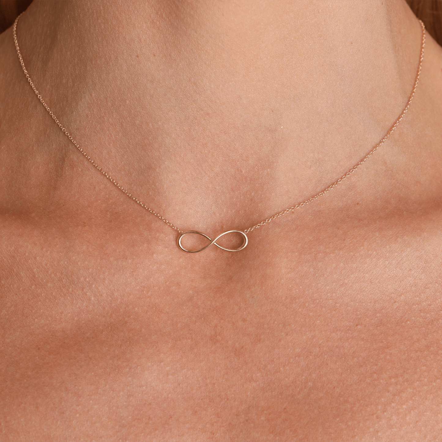 Infinity Letter Necklace - Lotus Diamond