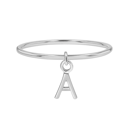 Initial Drop Ring - Lotus Diamond