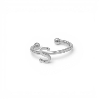 Initial Ear Cuff - Lotus Diamond