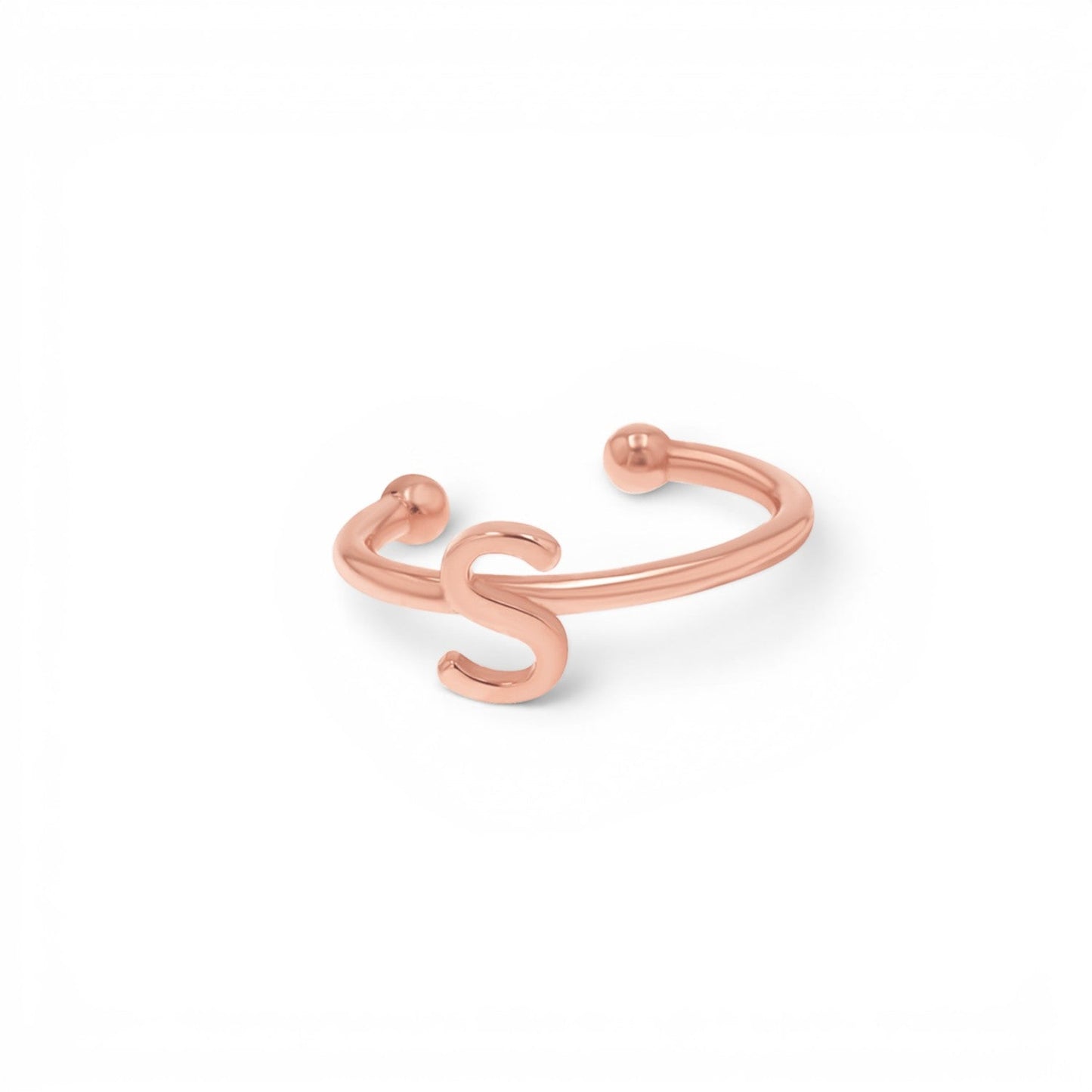 Initial Ear Cuff - Lotus Diamond