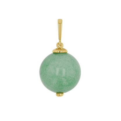 Jade Gumball Charm - Lotus Diamond