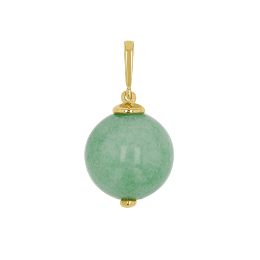 Jade Gumball Charm - Lotus Diamond